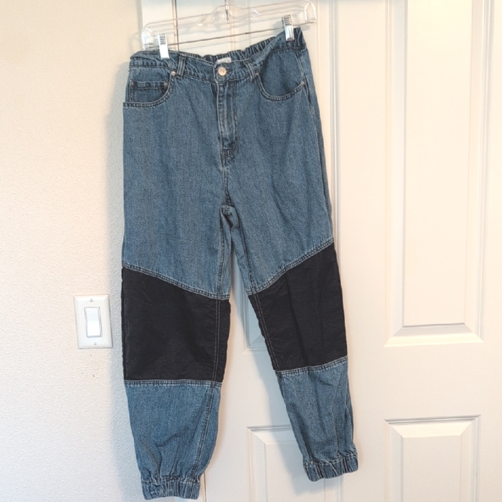 Forever 21 Spliced Jean Jogger